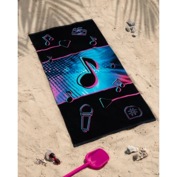 Młodzieżowy Duży Ręcznik Plażowy Z Nutką 70x140 cm