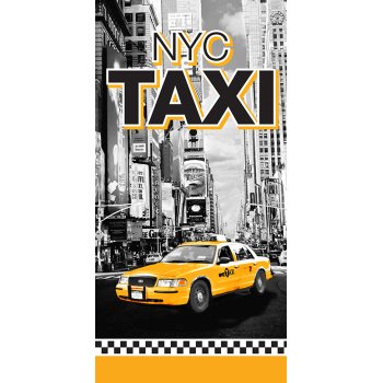 Ręcznik Magiczny NYC Taxi 70x140 cm Frotte