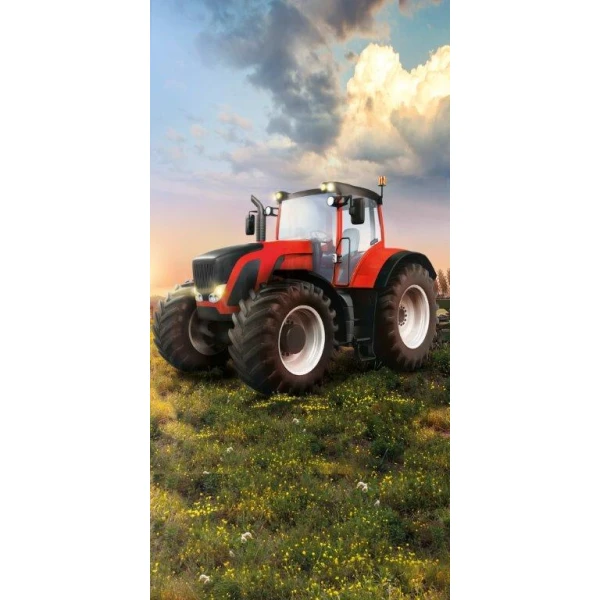 Ręcznik Młodzieżowy Traktor 70 x 140 cm