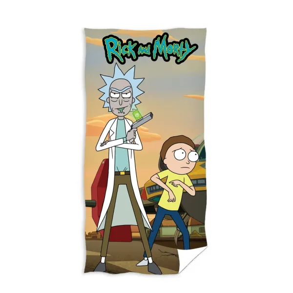 Ręcznik Plażowy 70 x 140 cm Rick and Morty